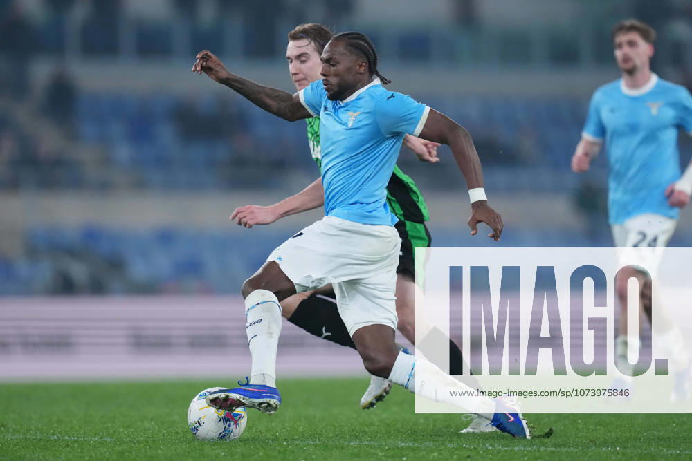 Lazios Nuno Tavares during the Serie A EniLive soccer match between Lazio and Sassuolo at the Rome s Olympic stadium, Italy - Monday March 09, 2026 - Soccer ( Photo by Alfredo Falcone LaPresse )