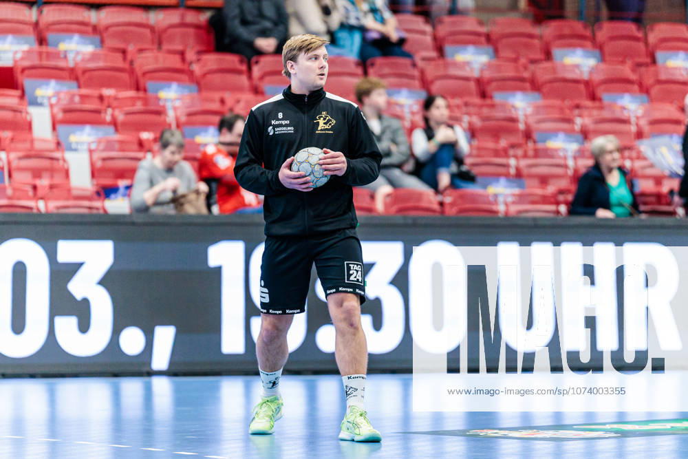 Viktor Petersen Norberg HC Elbflorenz 2006, 08 GER, TuS N Luebbecke vs HC Elbflorenz 2006, Handball, 2 Bundesliga, Matchday 23, Season 2025 2026, 09 03 2026 GER, TuS N Luebbecke vs HC Elbflorenz 2006, Handball, 2 Bundesliga, Matchday 23, Season 2025 2026, 09 03 2026 Luebbecke