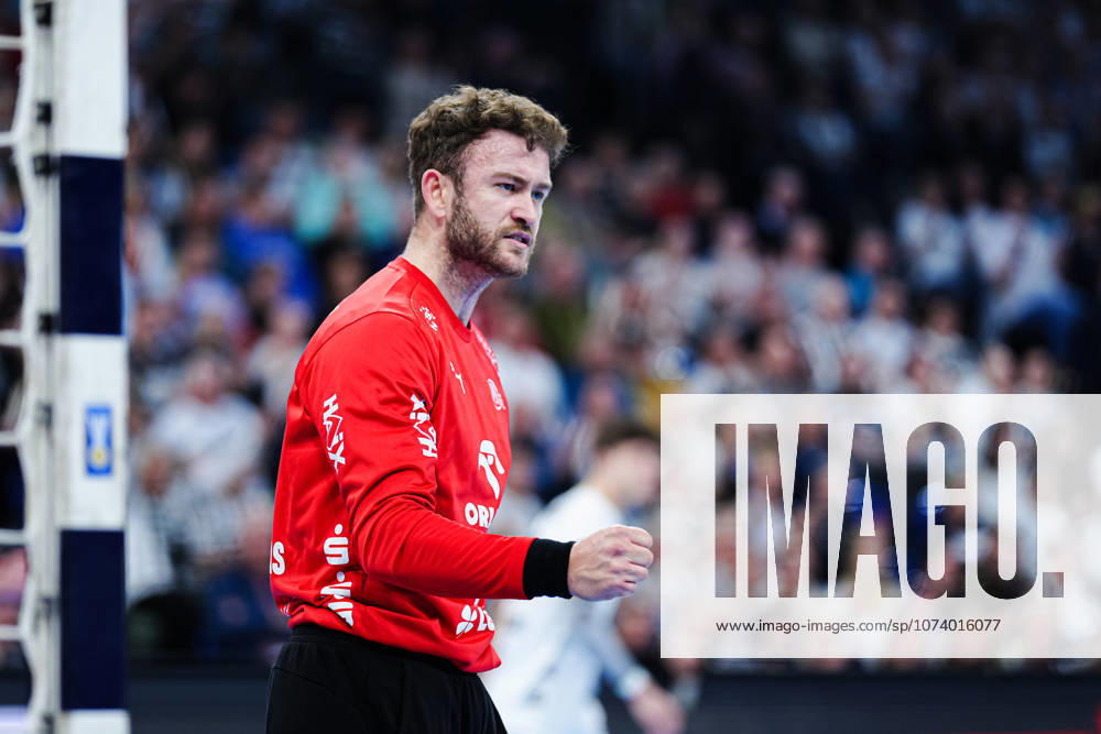 Cheers after Gonzalo Perez de Vargas THW Kiel, 01 GER, THW Kiel vs SG Flensburg Handewitt, Handball, EHF European League, Main Round, Season 2025 2026, 10 03 2026 GER, THW Kiel vs SG Flensburg Handewitt, Handball, EHF European League, Main Round, Season 2025 2026, 10 03 2026 Kiel