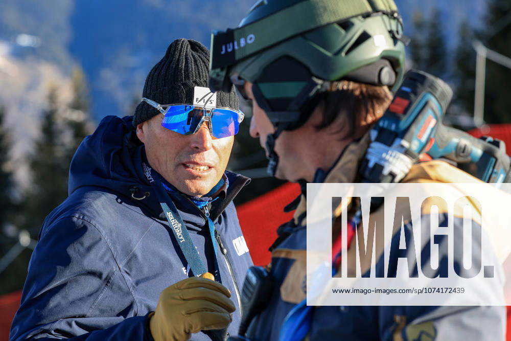 ALPINE SKIING - FIS WC Courchevel COURCHEVEL,FRANCE,13.MAR.26 - ALPINE SKIING - FIS World Cup, downhill, men. Image shows race director Markus Waldner (FIS). GEPAxpictures Buehner-Weinrauch