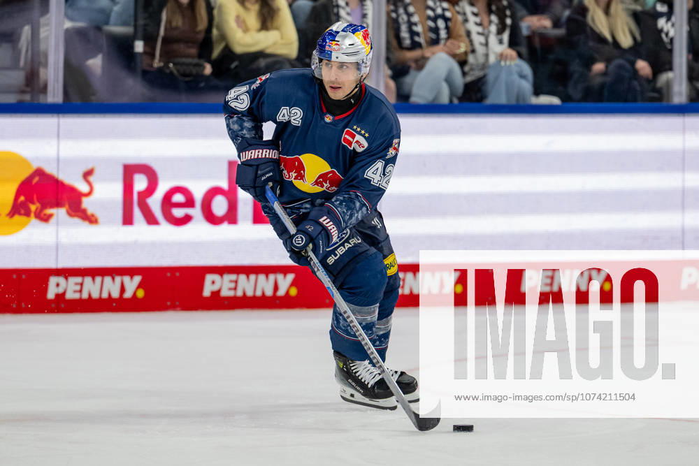 Yasin Ehliz EHC Red Bull Muenchen, 42 GER, EHC Red Bull Muenchen vs Straubing Tigers, Ice Hockey, DEL, 51 Matchday, Season 2025 2026, 13 03 2026 GER, EHC Red Bull Muenchen vs Straubing Tigers, Ice Hockey, DEL, 51 Matchday, Season 2025 2026, 13 03 2026 Muenchen