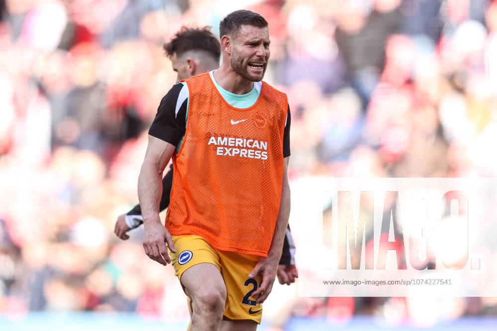 Sunderland v Brighton & Hove Albion - Premier League James Milner of Brighton & Hove Albion participates in the pregame warmup session during the Premier League match between Sunderland and Brighton & Hove Albion at Stadium Of Light in Sunderland, United Kingdom, on March 14, 2026. Sunderland Tyne and Wear United Kingdom
