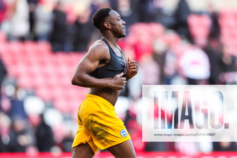 Sunderland v Brighton & Hove Albion, Premier League Danny Welbeck of Brighton & Hove Albion during the Sunderland v Brighton & Hove Albion Premier League match at the Stadium of Light, Sunderland, England on 14 March 2026 Credit: Richard Bierton Every Second Media Editorial use only. All images are copyright Every Second Media Limited. No images may be reproduced without prior permission. All rights reserved. Premier League and Football League images are subject to licensing agreements with Football DataCo Limited. see https: www.football-dataco.com