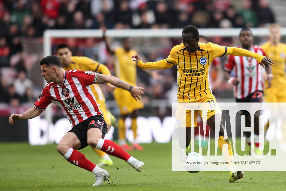 Sunderland v Brighton & Hove Albion - Premier League Yankuba Minteh of Brighton and Hove Albion during the Premier League match between Sunderland and Brighton and Hove Albion at the Stadium of Light in Sunderland, United Kingdom, on March 14, 2026. Sunderland Tyne and Wear United Kingdom