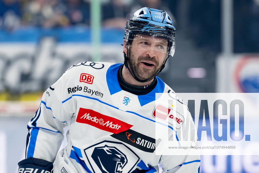 Riley Sheen ERC Ingolstadt, 91 GER, EHC Red Bull Muenchen vs ERC Ingolstadt, Ice Hockey, DEL, Playoffs, Quarterfinals Game 1, Season 2025 2026, 24 03 2026 GER, EHC Red Bull Muenchen vs ERC Ingolstadt, Ice Hockey, DEL, Playoffs, Quarterfinals Game 1, Season 2025 2026, 24 03 2026 Muenchen