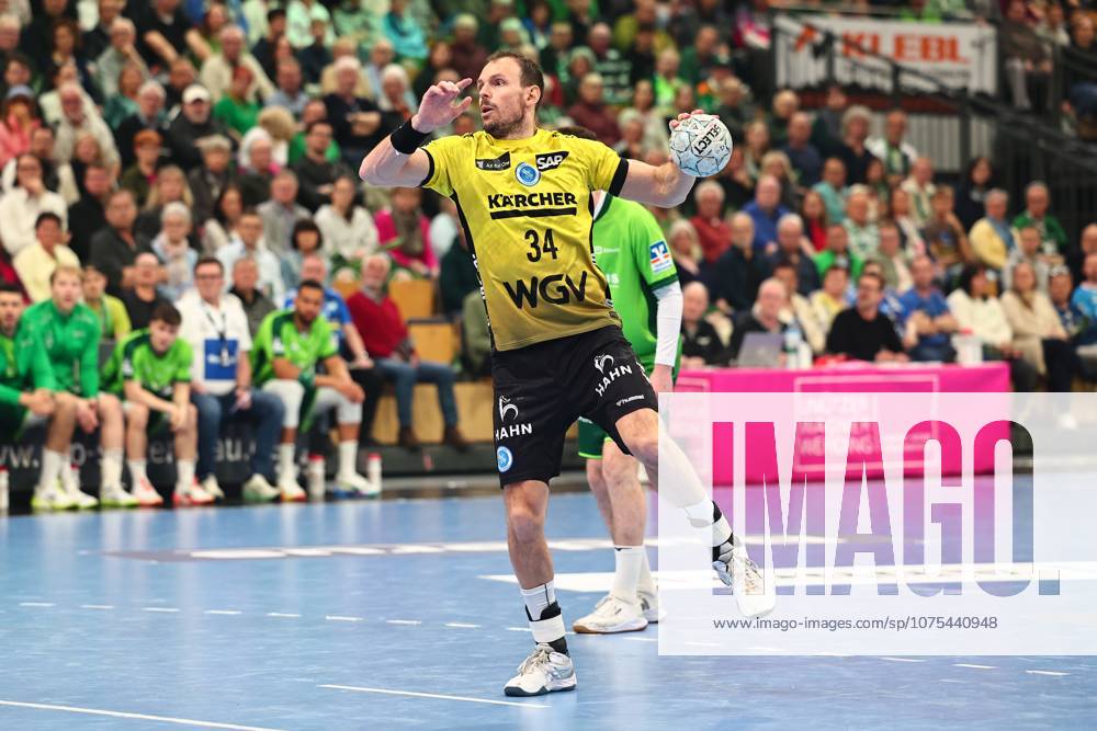 Kai Haefner TVB Stuttgart, 34 on seven-meter penalty GER, HSG Wetzlar vs TVB Stuttgart, Handball, 1 Bundesliga, Matchday 27, Season 2025 2026, 02 04 2026 GER, HSG Wetzlar vs TVB Stuttgart, Handball, 1 Bundesliga, Matchday 27, Season 2025 2026, 02 04 2026 Wetzlar