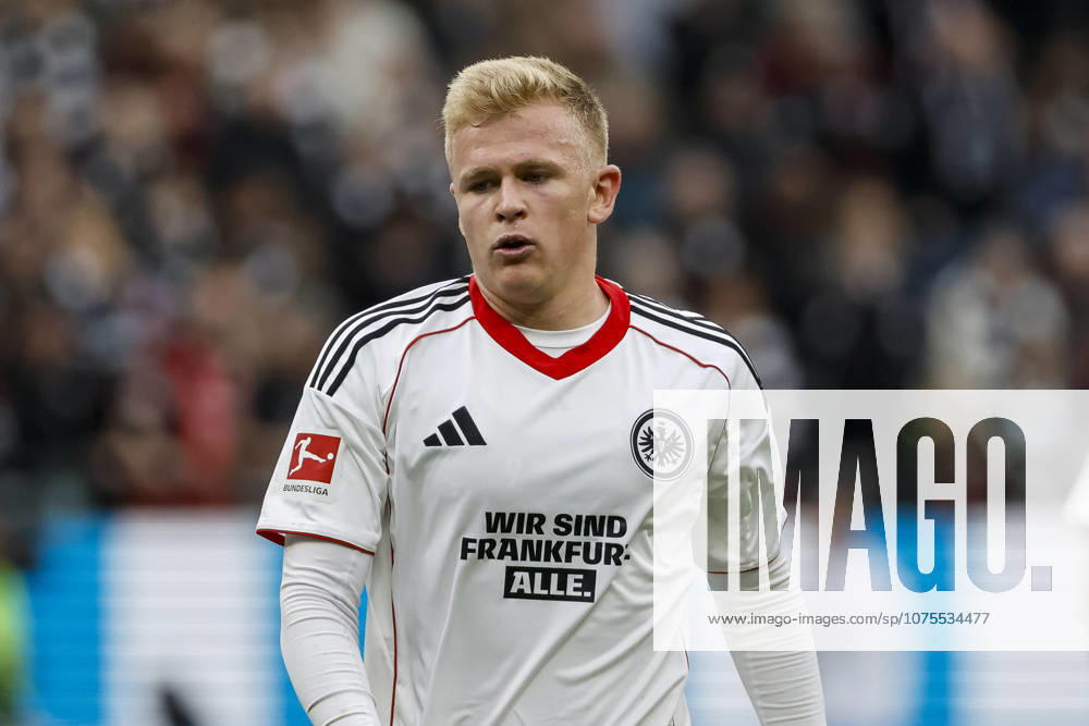 Jonathan Burkardt Eintracht Frankfurt, 09 , Germany, Football, 1 Bundesliga, 28 Matchday, 2025 2026, Eintracht Frankfurt vs 1 FC Köln, 05 04 2026, Frankfurt am Main Deutsche Bank Park Hessen Germany