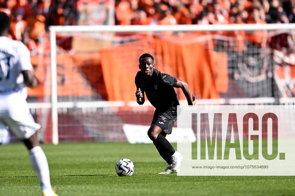 FC Lorient v Paris FC - Ligue 1 McDonald s 2025 2026 62 Arthur AVOM (fcl) during the Ligue 1 McDonald s match between Lorient and Paris at Stade du Moustoir on April 5, 2026 in Lorient, France. Lorient France