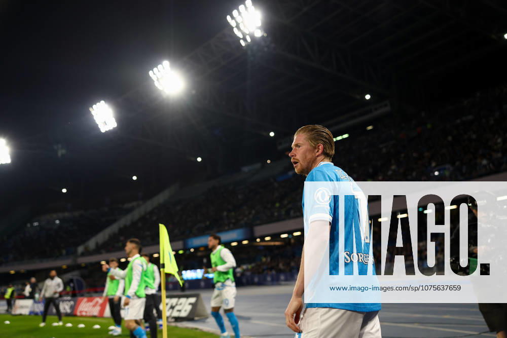 Napolis Kevin De Bruyne during the Serie A soccer match between Napoli and Milan at the Diego Armando Maradona Stadium in Naples, southern italy - Monday , April 06 , 2026. - Soccer .
