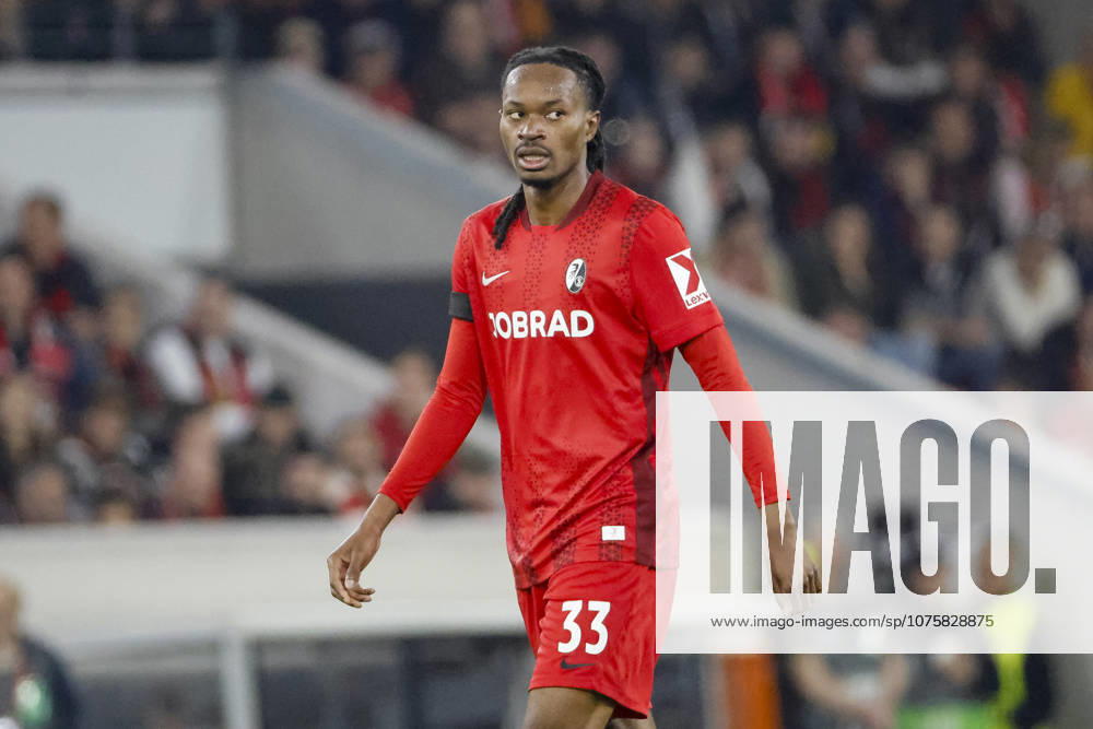 Jordy Makengo SC Freiburg, 33 , Germany, Football, UEFA Europa League, quarter-finals, 2025 2026, SC Freiburg vs Celta Vigo, 09 04 2026, Freiburg im Breisgau Europa Park Stadion Stadion am Deutschland
