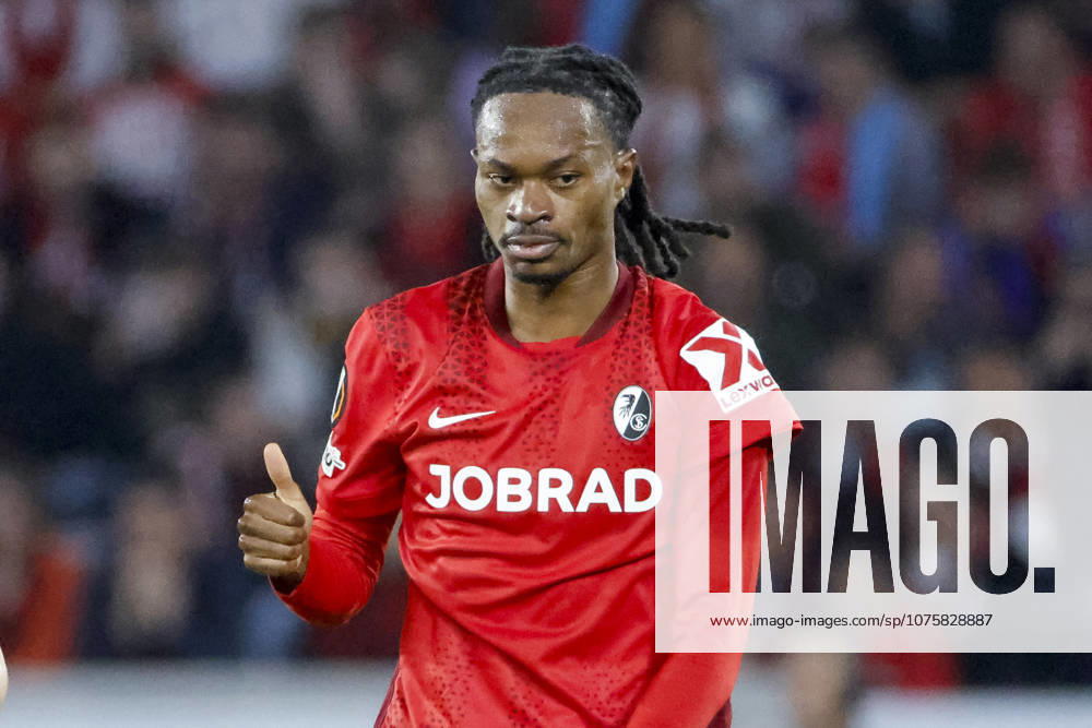 Jordy Makengo SC Freiburg, 33 , Germany, Football, UEFA Europa League, quarter-finals, 2025 2026, SC Freiburg vs Celta Vigo, 09 04 2026, Freiburg im Breisgau Europa Park Stadion Stadion am Deutschland
