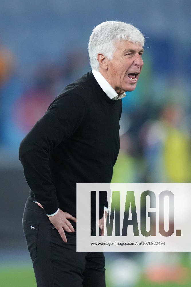 Romas head coach Gian Piero Gasperini during the Serie A EniLive soccer match between Roma and Pisa at the Rome s Olympic stadium, Italy - Friday April 10, 2026 - Soccer ( Photo by Alfredo Falcone LaPresse )