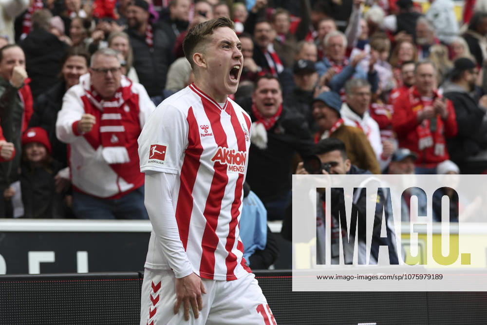 Isak Johannesson 1 FC Köln celebrates after scoring his team s third goal during the Bundesliga match between 1 FC Köln and SV Werder Bremen at RheinEnergieSTADION on April 12, 2026 in Cologne, Germany, Germany Photo by Oliver Kaelke DeFodi Images Isak Johannesson 1 FC Köln celebrates after scoring his team s third goal during the Bundesliga match between 1 FC Köln and SV Werder Bremen at RheinEnergieSTADION on April 12, 2026 in Köln, Germany Photo by Oliver Kaelke DeFodi Images DFL regulations prohibit any use of photographs as image sequences and or quasi video Photo by Oliver Kaelke DeFodi Images