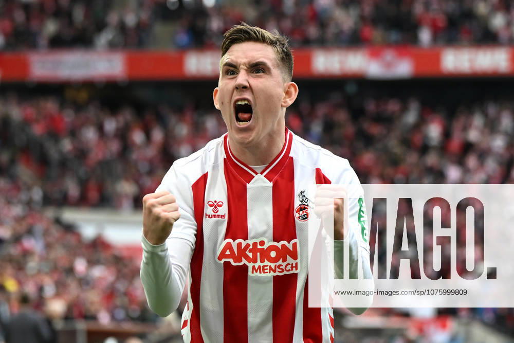 Isak Johannesson 1 FC Koeln celebrates after scoring his teams third goal during the Bundesliga match between 1 FC Köln and SV Werder Bremen at RheinEnergieSTADION on April 12, 2026 in Cologne, Germany, Germany Photo by Ralf Treese DeFodi Images Isak Johannesson 1 FC Koeln celebrates after scoring his teams third goal during the Bundesliga match between 1 FC Köln and SV Werder Bremen at RheinEnergieSTADION on April 12, 2026 in Köln, Germany Photo by Ralf Treese DeFodi Images DFL regulations prohibit any use of photographs as image sequences and or quasi video Photo by Ralf Treese DeFodi Images