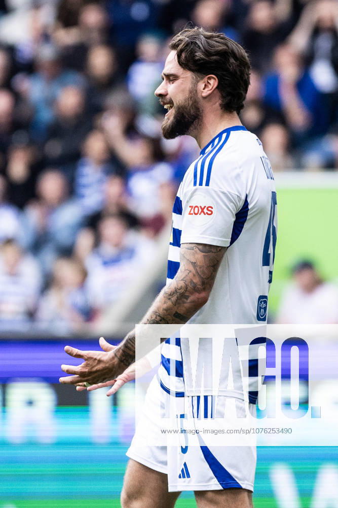 3 Liga MSV Duisburg TSG Hoffenheim II 18 04 2026 Lex Tyger Lobinger MSV Duisburg, 45 reacts emotionally to a goal scoring opportunity 3 Liga MSV Duisburg TSG Hoffenheim II Schauinsland Reisen Arena, Duisburg, 18 04 2026 DFB regulations prohibit any use of photographs as image sequences and or quasi video