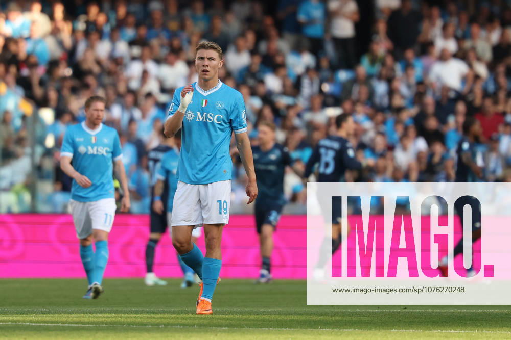 Napolis Rasmus Hojlund during the Serie A soccer match between Napoli and Lazio at the Diego Armando Maradona Stadium in Naples, southern italy - Saturday , April 18 , 2026. - Soccer .