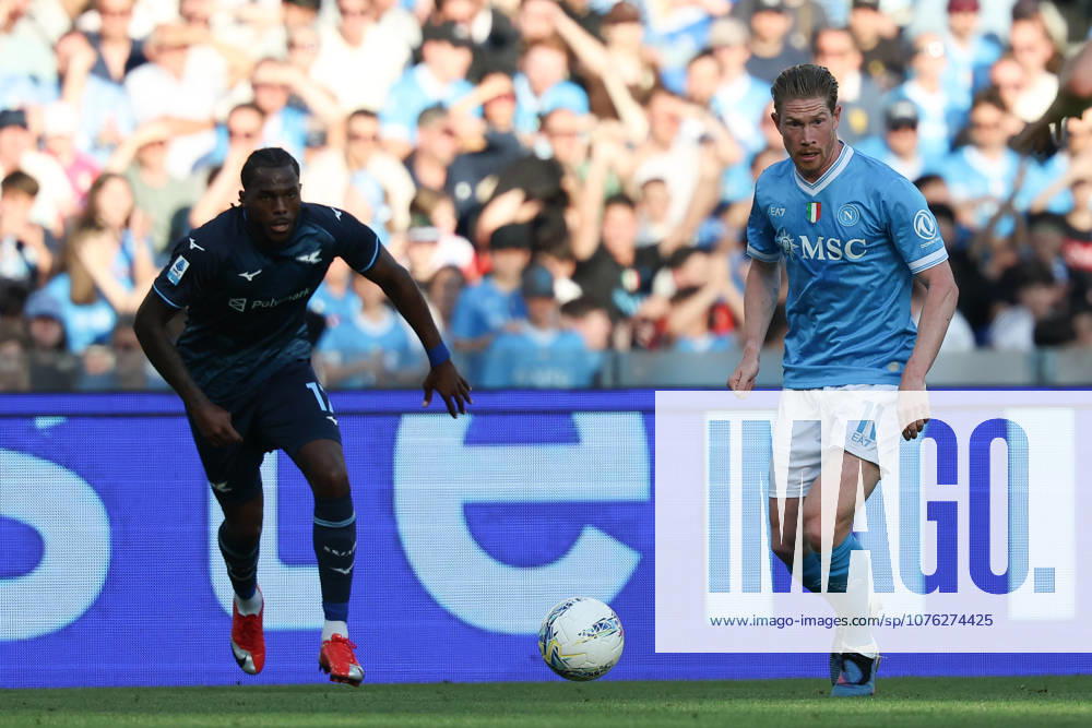 Napolis Kevin De Bruyne during the Serie A soccer match between Napoli and Lazio at the Diego Armando Maradona Stadium in Naples, southern italy - Saturday , April 18 , 2026. - Soccer .