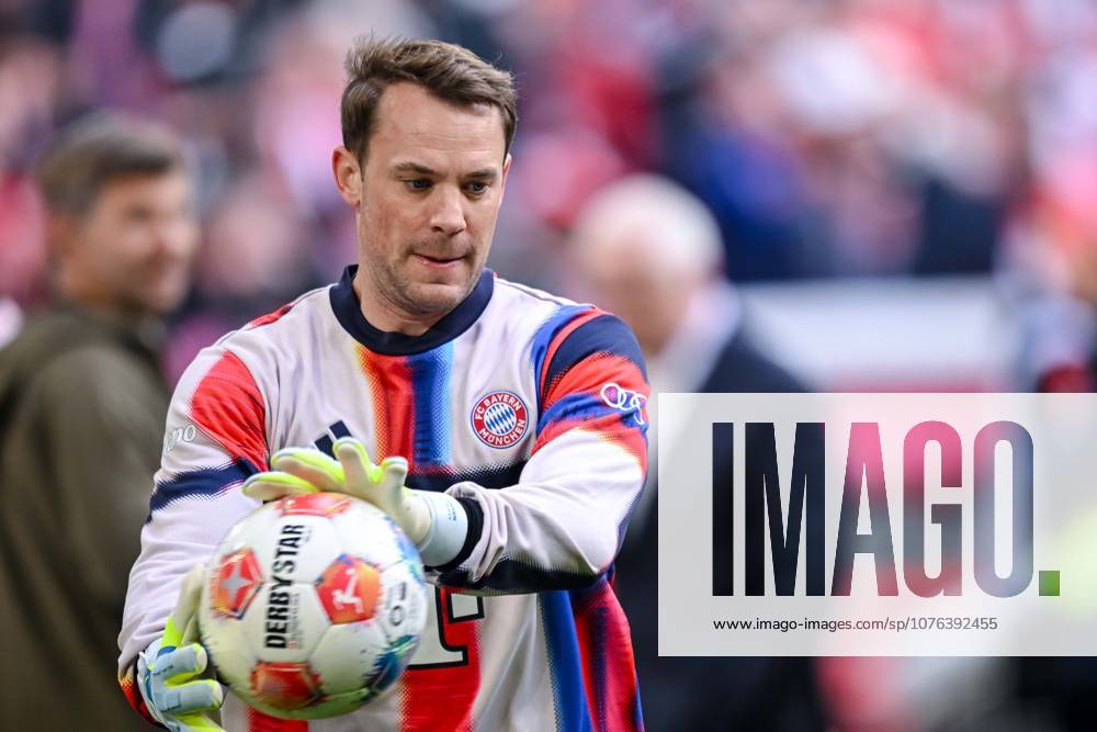 Goalkeeper Manuel Neuer FC Bayern Munich in action, on the ball, single action during the Bundesliga match between FC Bayern Munich and VfB Stuttgart, Allianz Arena on April 19, 2026 in Munich, Germany Photo by Harry Langer DeFodi Images Goalkeeper Manuel Neuer FC Bayern Munich controls the Ball during the Bundesliga match between FC Bayern Munich and VfB Stuttgart at Allianz Arena on April 19, 2026 in München, Germany Photo by Harry Langer DeFodi Images DFL regulations prohibit any use of photographs as image sequences and or quasi video Photo by Harry Langer DeFodi Images DFL regulations prohibit any use of photographs as image sequences and or quasi video
