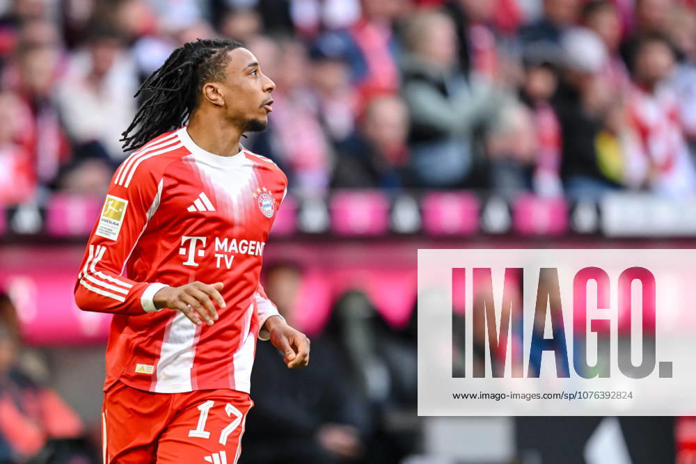 Michael Olise FC Bayern München Schaut waehrend des spiels der Bundesliga zwischen FC Bayern München und VfB Stuttgart, Allianz Arena am 19 April 2026 in München, Germany Photo by Harry Langer DeFodi Images Michael Olise FC Bayern München Looks on during the Bundesliga match between FC Bayern München and VfB Stuttgart at Allianz Arena on April 19, 2026 in München, Germany Photo by Harry Langer DeFodi Images DFL regulations prohibit any use of photographs as image sequences and or quasi video Photo by Harry Langer DeFodi Images DFL regulations prohibit any use of photographs as image sequences and or quasi video