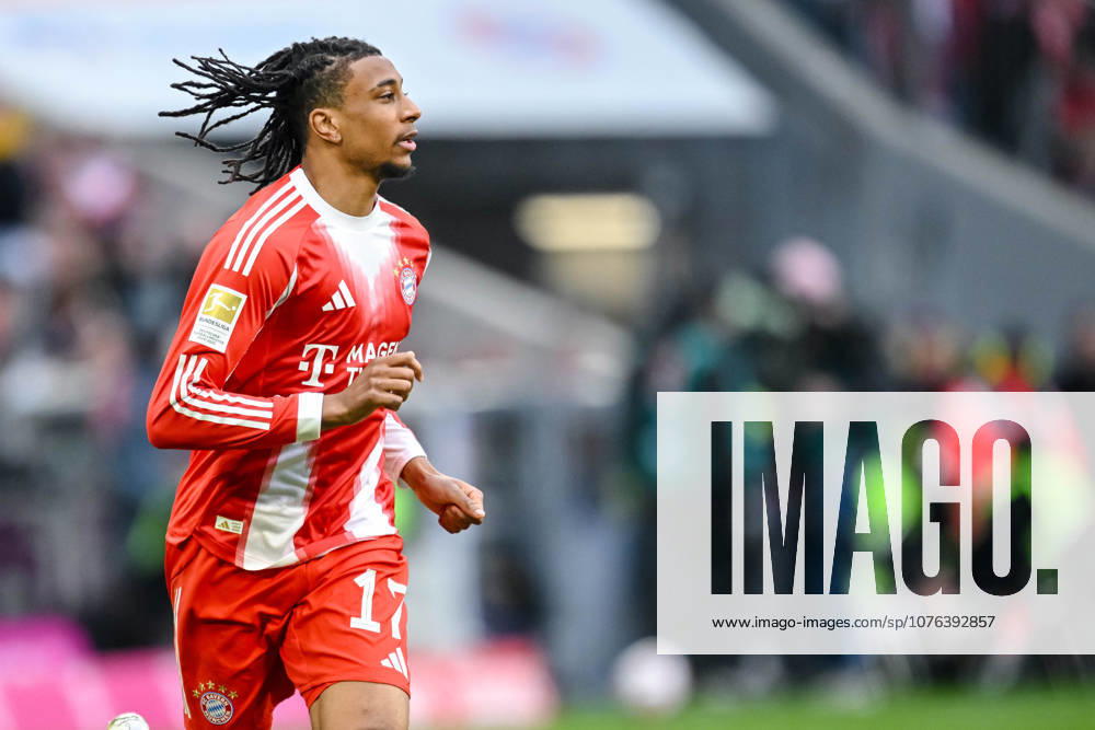 Michael Olise FC Bayern München Schaut waehrend des spiels der Bundesliga zwischen FC Bayern München und VfB Stuttgart, Allianz Arena am 19 April 2026 in München, Germany Photo by Harry Langer DeFodi Images Michael Olise FC Bayern München Looks on during the Bundesliga match between FC Bayern München and VfB Stuttgart at Allianz Arena on April 19, 2026 in München, Germany Photo by Harry Langer DeFodi Images DFL regulations prohibit any use of photographs as image sequences and or quasi video Photo by Harry Langer DeFodi Images DFL regulations prohibit any use of photographs as image sequences and or quasi video