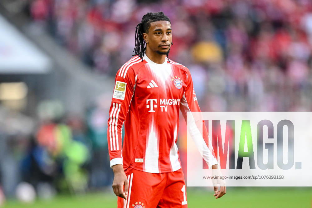 Michael Olise FC Bayern München Schaut waehrend des spiels der Bundesliga zwischen FC Bayern München und VfB Stuttgart, Allianz Arena am 19 April 2026 in München, Germany Photo by Harry Langer DeFodi Images Michael Olise FC Bayern München Looks on during the Bundesliga match between FC Bayern München and VfB Stuttgart at Allianz Arena on April 19, 2026 in München, Germany Photo by Harry Langer DeFodi Images DFL regulations prohibit any use of photographs as image sequences and or quasi video Photo by Harry Langer DeFodi Images DFL regulations prohibit any use of photographs as image sequences and or quasi video