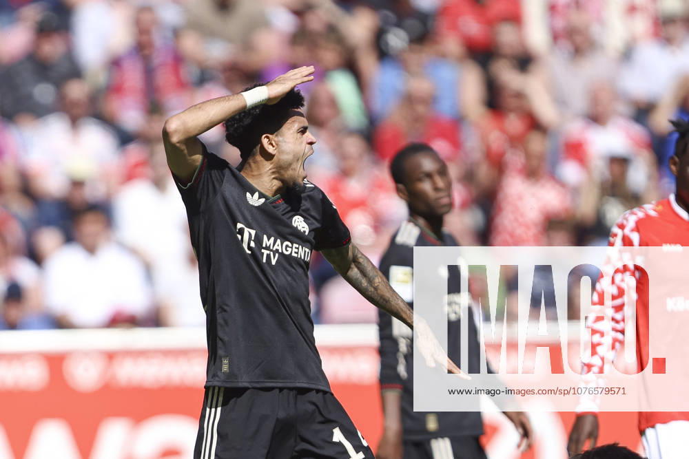 Luis Diaz FC Bayern Munich gestures, gestures, is disappointed during the Bundesliga match between 1 FSV Mainz 05 and FC Bayern Munich at Mewa Arena on April 25, 2026 in Mainz, Germany Photo by Oliver Kaelke DeFodi Images Luis Diaz FC Bayern Munich gestures, looks dejected during the Bundesliga match between 1 FSV Mainz 05 and FC Bayern München at Mewa Arena on April 25, 2026 in Mainz, Germany Photo by Oliver Kaelke DeFodi Images DFL regulations prohibit any use of photographs as image sequences and or quasi video Photo by Oliver Kaelke DeFodi Images