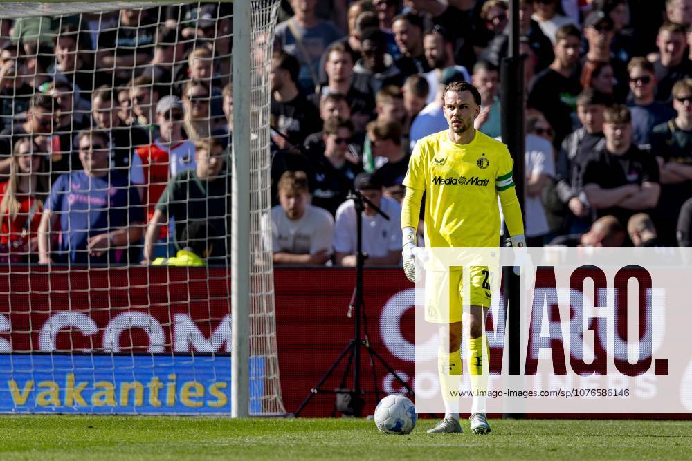 ROTTERDAM SC Feyenoord Rotterdam goalkeeper Timon Wellenreuther during the Dutch Vriendenloterij Eredivisie match between Feyenoord and FC Groningen at Stadion de Kuip on April 25, 2026 in Rotterdam, the Netherlands Photo by DeFodi Images