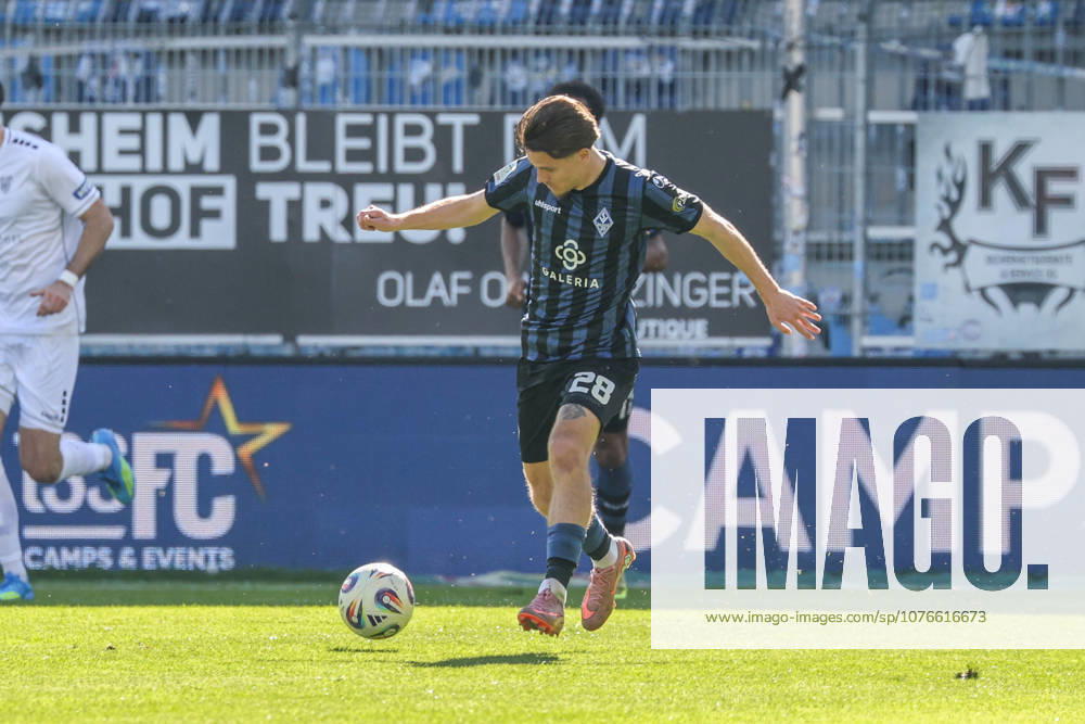 Diego Michel SV Waldhof Mannheim, 28 Soccer 3 League, Matchday 35, SV Waldhof Mannheim vs 1 FC Schweinfurt 05 on 25 04 2026 at Mannheim Carl Benz Stadion , Germany Mannheim Carl Benz Stadion Germany