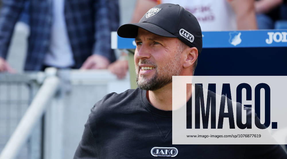 Sinsheim , Bundesliga TSG 1899 Hoffenheim vs VfB Stuttgart , Coach Sebastian Hoeneß VfB