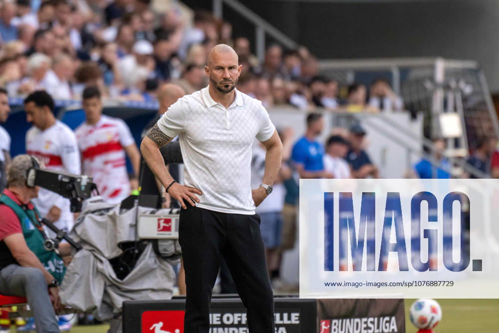 Coach Christian Ilzer TSG 1899 Hoffenheim Germany, Sinsheim, 02 05 2026, Football, Bundesliga TSG 1899 Hoffenheim vs VfB Stuttgart, Season 2025 2026, 32 Matchday, PreZero Arena DFL DFB REGULATIONS PROHIBIT ANY USE OF PHOTOGRAPHS AS IMAGE SEQUENCES AND OR QUASI VIDEO