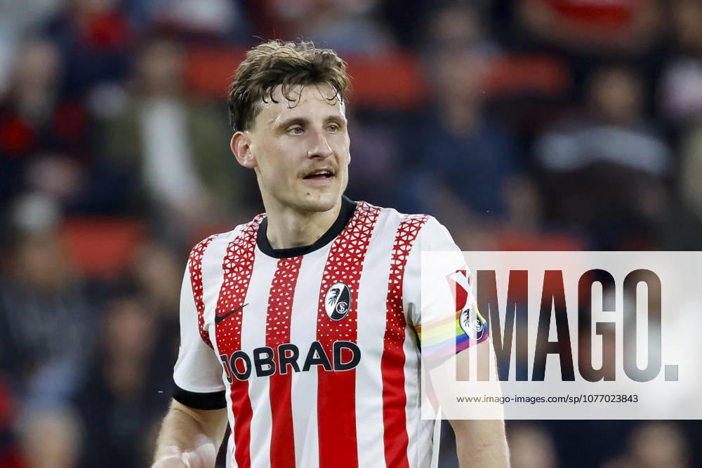 Maximilian Eggestein SC Freiburg, 08 , facial expression, facial expression, emotion , Germany, Soccer, 1 Bundesliga, 32 Matchday, 2025 2026, SC Freiburg vs VfL Wolfsburg, 03 05 2026, Freiburg im Breisgau Europa Park Stadium Germany