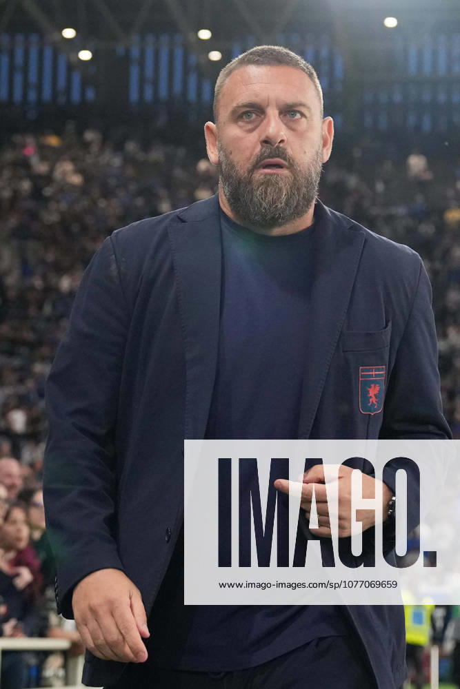 Genoas head coach Daniele De Rossi during the Serie A soccer match between Atalanta and Genoa at the New Balance Stadium in Bergamo , north Italy - Saturday , May 02 , 2026. - Soccer .
