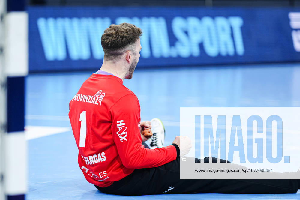 Cheers after parade Gonzalo Perez de Vargas THW Kiel, 01 GER, THW Kiel vs RK Nexe, Handball, EHF European League, Quarter-finals, second leg, 2025 2026 season, 05 05 2026 GER, THW Kiel vs RK Nexe, Handball, EHF European League, Quarter-finals, second leg, 2025 2026 season, 05 05 2026 Kiel