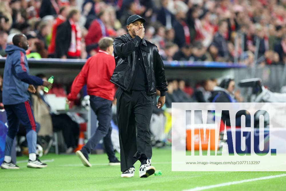 Disappointment for head coach Vincent Kompany FC Bayern Muenchen , FC Bayern Muenchen vs Paris Saint Germain, Football, UEFA, Champions League, semi-final, second leg, 06 05 2026 Muenchen Bayern Germany