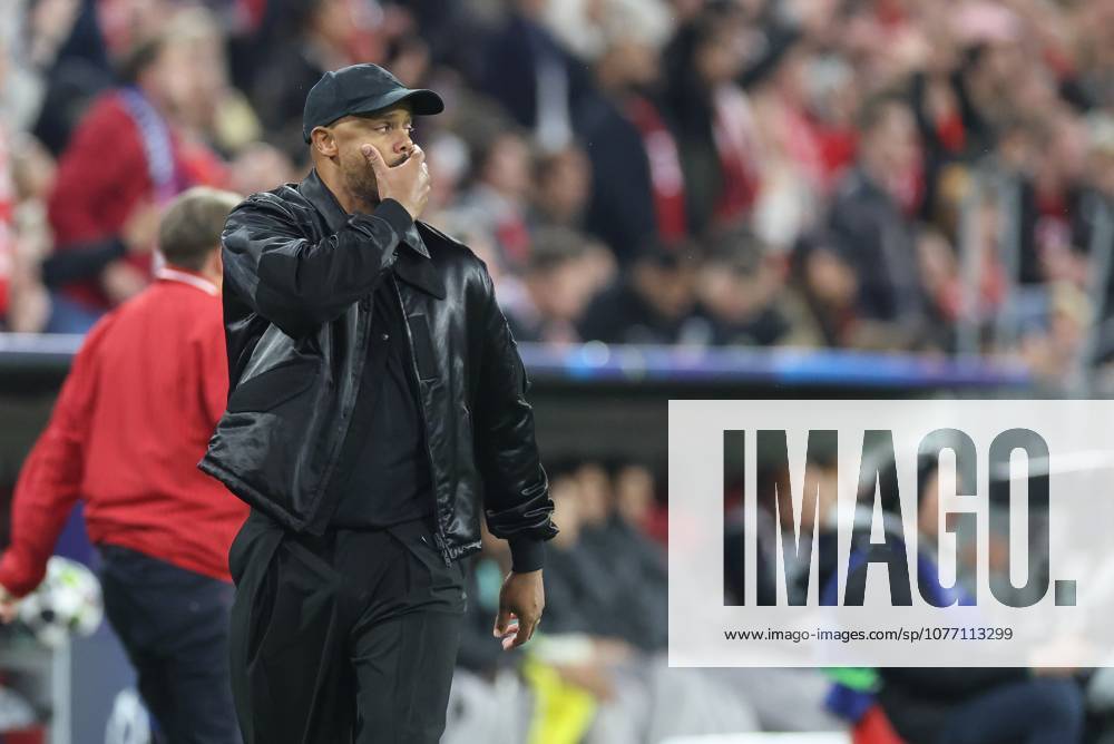 Disappointment for head coach Vincent Kompany FC Bayern Muenchen , FC Bayern Muenchen vs Paris Saint Germain, Football, UEFA, Champions League, semi-final, second leg, 06 05 2026 Muenchen Bayern Germany