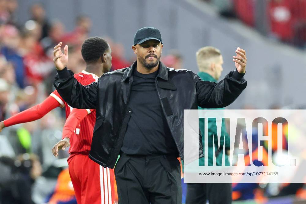 Disappointment for head coach Vincent Kompany FC Bayern Muenchen , FC Bayern Muenchen vs Paris Saint Germain, Football, UEFA, Champions League, semi-final, second leg, 06 05 2026 Muenchen Bayern Germany