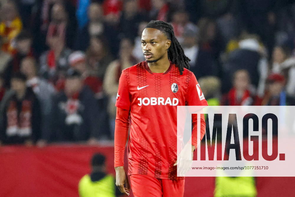 Jordy Makengo SC Freiburg, 33 , Germany, Football, UEFA Europa League, semi-final, 2025 2026, SC Freiburg vs Sporting Braga, 07 05 2026, Freiburg im Breisgau Europa Park Stadium Germany