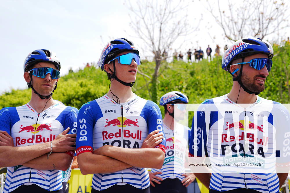 Italys Giulio Pellizzari of Red Bull - Bora - Hansgrohe during Stage 1 of the Giro dItalia, from Nessebar to Burgas, Bulgaria, Friday