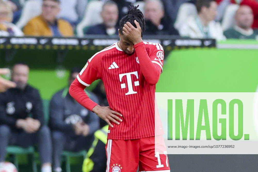 Michael Olise FC Bayern Muenchen looks dejected, Bundesliga, VfL Wolfsburg v FC Bayern München, Volkswagen Arena on May 09, 2026 in Wolfsburg, Germany Photo by Marco Steinbrenner DeFodi Images Michael Olise FC Bayern Muenchen looks dejected, Bundesliga, VfL Wolfsburg v FC Bayern München, Volkswagen Arena, May 9, 2026 in Wolfsburg, Germany Photo by Marco Steinbrenner DeFodi Images DFL regulations prohibit any use of photographs as image sequences and or quasi video
