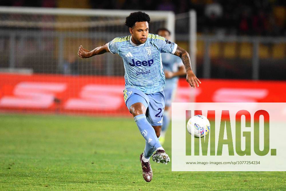 Juventus FC s Central Midfielder Weston McKennie (22 Juventus FC) in action during the Serie A Enilive matchday 36 match between US Lecce and Juventus FC at the Stadio Via del Mare in Lecce, Italy, Saturday, May 9, 2026. (Credit Image: Giovanni Evangelista LaPresse)