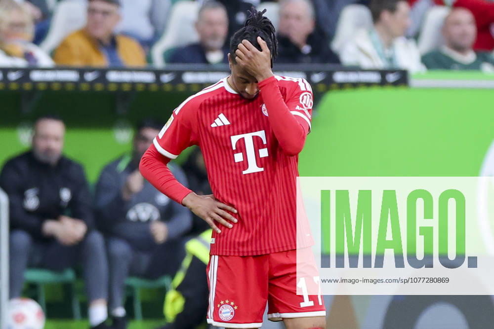 Michael Olise FC Bayern Muenchen looks dejected, Bundesliga, VfL Wolfsburg v FC Bayern München, Volkswagen Arena on May 09, 2026 in Wolfsburg, Germany Photo by Marco Steinbrenner DeFodi Images Michael Olise FC Bayern Muenchen looks dejected, Bundesliga, VfL Wolfsburg v FC Bayern München, Volkswagen Arena, May 9, 2026 in Wolfsburg, Germany Photo by Marco Steinbrenner DeFodi Images DFL regulations prohibit any use of photographs as image sequences and or quasi video