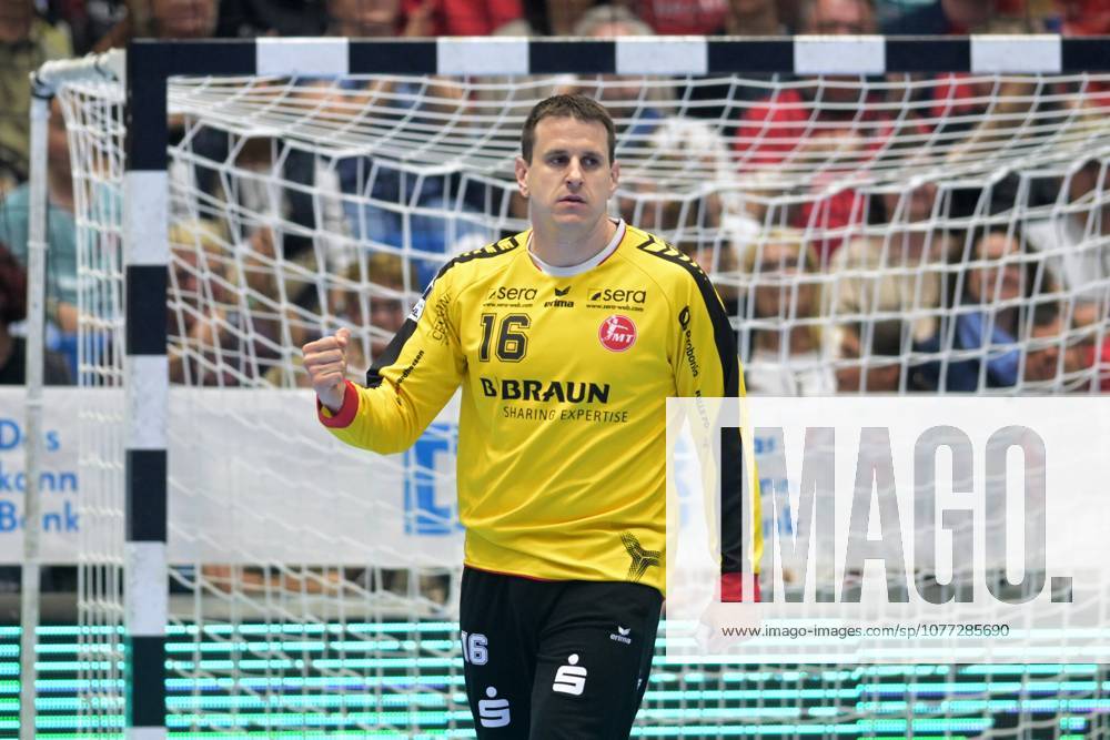 Nebojsa Simic Goalkeeper MT Melsungen 16 , GER, MT Melsungen ThSV Eisenach, Handball, 1 Bundesliga, 31 Matchday, Season 2025 2026, 09 05 2026, GER, MT Melsungen ThSV Eisenach, Handball, 1 Bundesliga, 31 Matchday, Season 2025 2026, 09 05 2026 Kassel