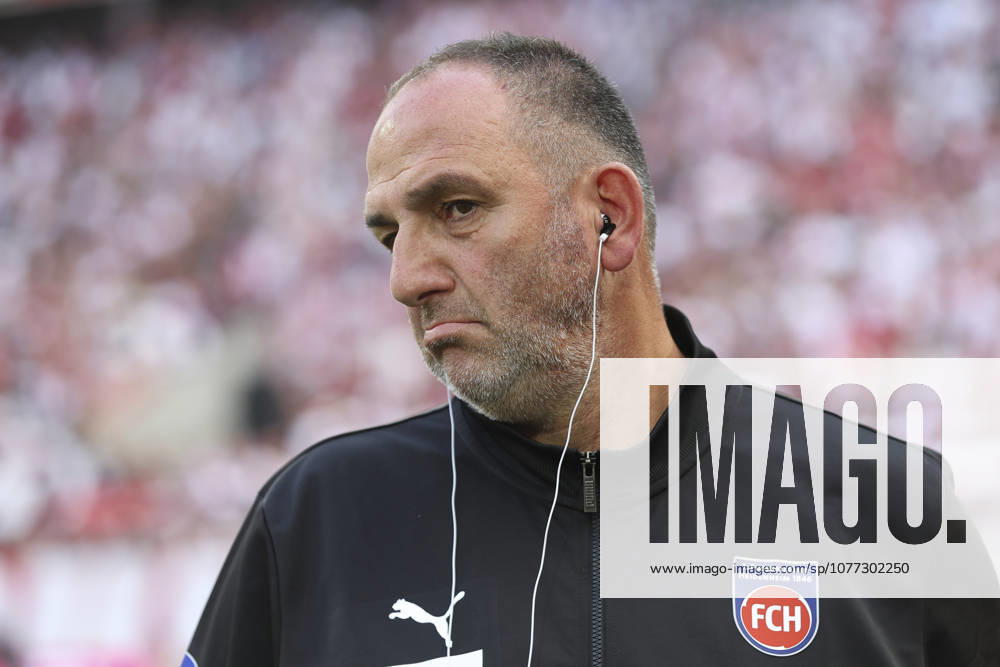 Coach Frank Schmidt 1 FC Heidenheim gestures during the Bundesliga match between 1 FC Köln and 1 FC Heidenheim 1846 at RheinEnergieSTADION on 10 May 2026 in Cologne, Germany Photo by Oliver Kaelke DeFodi Images Coach Frank Schmidt 1 FC Heidenheim gestures during the Bundesliga match between 1 FC Köln and 1 FC Heidenheim 1846 at RheinEnergieSTADION on May 10, 2026 in Köln, Germany Photo by Oliver Kaelke DeFodi Images DFL regulations prohibit any use of photographs as image sequences and or quasi video Photo by Oliver Kaelke DeFodi Images