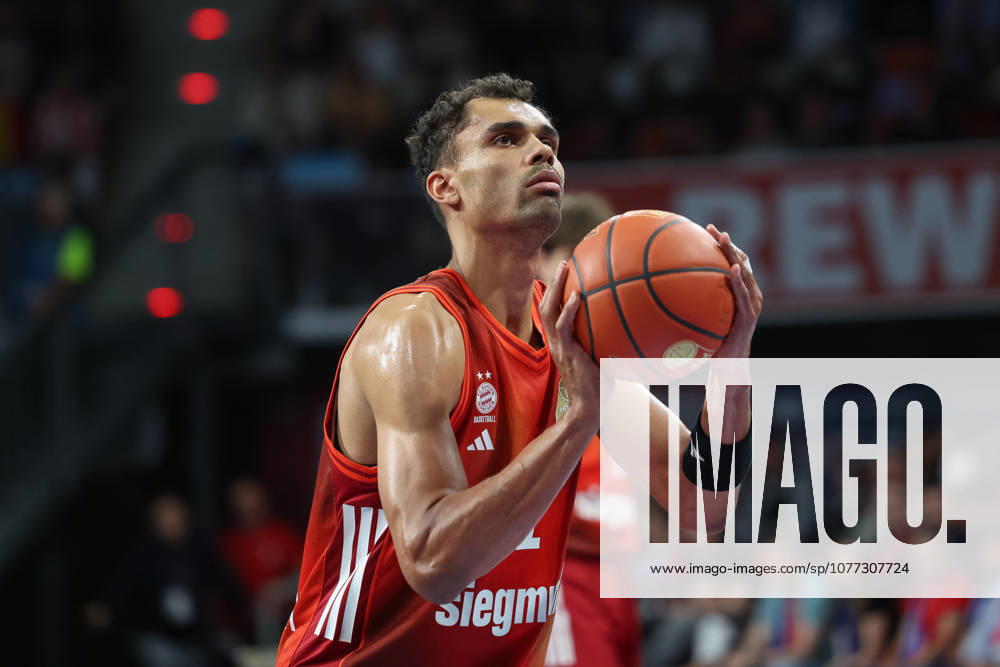 Oscar da Silva FC Bayern Basketball, 01 on free throw, GER, FC Bayern Basketball vs EWE Baskets Oldenburg, Basketball, easycredit Basketball Bundesliga, 34 Matchday, Season 2025 2026, 10 05 2026, GER, FC Bayern Basketball vs EWE Baskets Oldenburg, Basketball, easycredit Basketball Bundesliga, 34 Matchday, Season 2025 2026, 10 05 2026 Munich