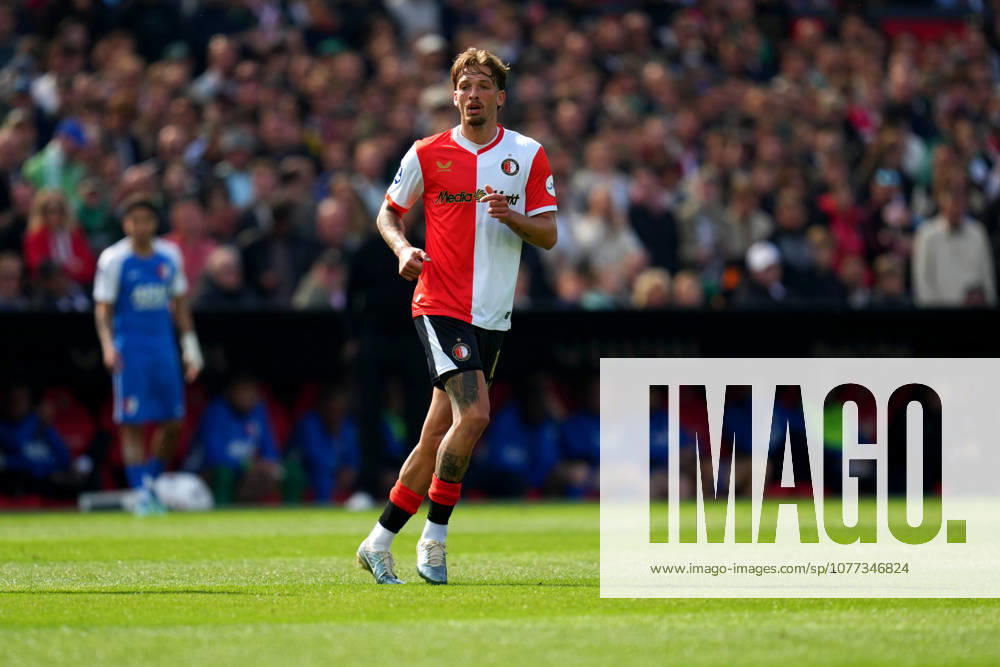 Eredivisie: Feyenoord Rotterdam v AZ Alkmaar Rotterdam - Luciano Valente of Feyenoord Rotterdam during the 33rd competition round of the 2025 2026 Eredivisie season. The match is set between Feyenoord Rotterdam and AZ Alkmaar at De Kuip on 10 May 2026 in Rotterdam, The Netherlands.