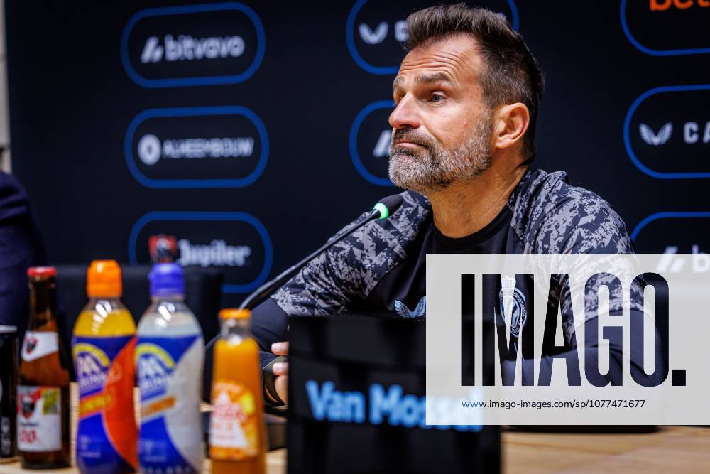 Club s head coach Ivan Leko pictured during a press conference, PK, Pressekonferenz of Belgian soccer team Club Brugge KV, Friday 15 May 2026 in Brugge, regarding their lasts games of the Champion s Play-Off (PO 1) competition of the Jupiler Pro League. KURTxDESPLENTER x173965458x