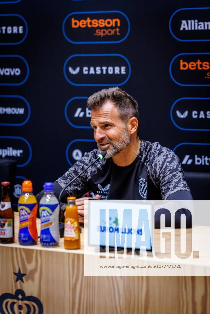 Club s head coach Ivan Leko pictured during a press conference, PK, Pressekonferenz of Belgian soccer team Club Brugge KV, Friday 15 May 2026 in Brugge, regarding their lasts games of the Champion s Play-Off (PO 1) competition of the Jupiler Pro League. KURTxDESPLENTER x173965794x