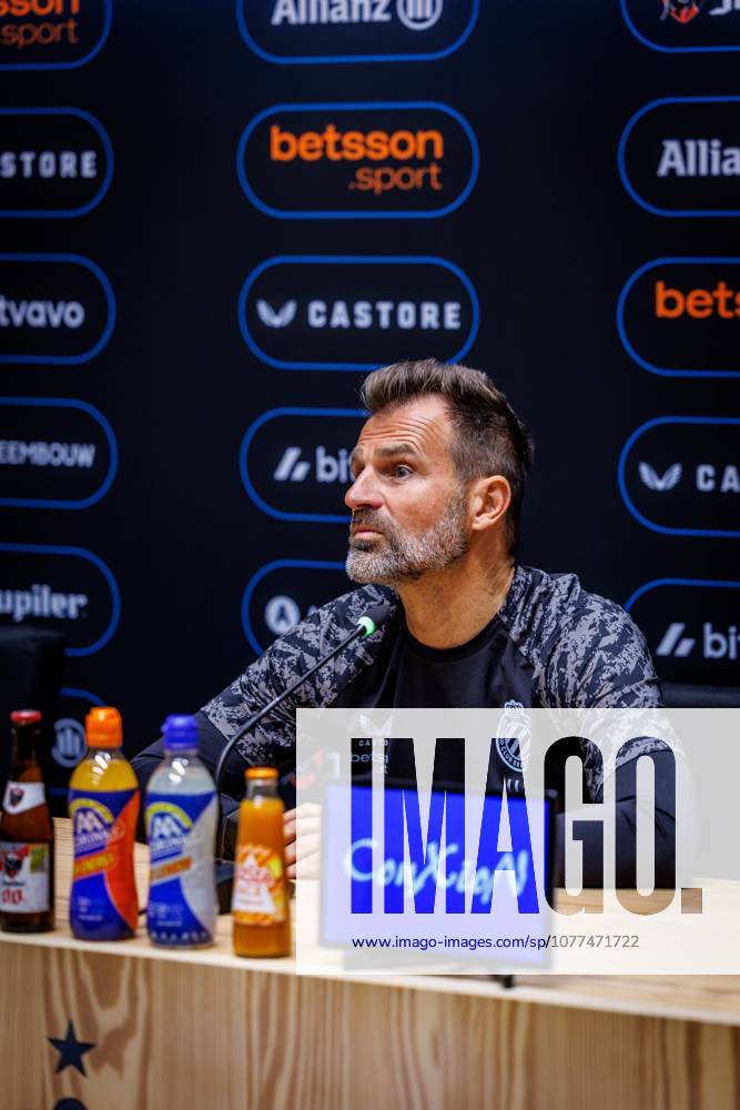 Club s head coach Ivan Leko pictured during a press conference, PK, Pressekonferenz of Belgian soccer team Club Brugge KV, Friday 15 May 2026 in Brugge, regarding their lasts games of the Champion s Play-Off (PO 1) competition of the Jupiler Pro League. KURTxDESPLENTER x173965809x