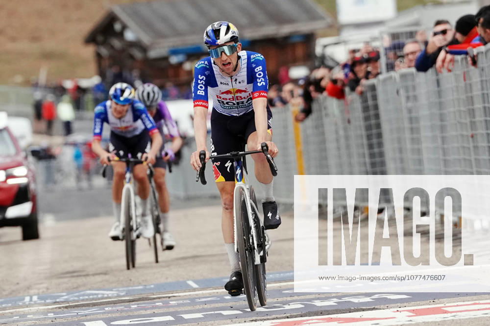 Italys Giulio Pellizzari of Red Bull - Bora - Hansgrohe during Stage 7 of the Giro dItalia, from Formia to Blockhaus, Italy, Friday