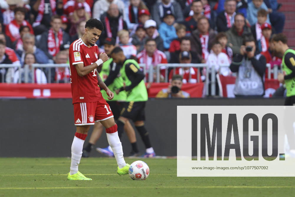 Luis Diaz FC Bayern Munich gestures, gestures during the Bundesliga match between FC Bayern Munich and 1 FC Köln, Allianz Arena on May 16, 2026 in Munich, Germany Photo by Oliver Kaelke DeFodi Images Luis Diaz FC Bayern Munich gestures during the Bundesliga match between FC Bayern Munich and 1 FC Köln at Allianz Arena on May 16, 2026 in Munich, Germany Photo by Oliver Kaelke DeFodi Images DFL regulations prohibit any use of photographs as image sequences and or quasi video Photo by Oliver Kaelke DeFodi Images